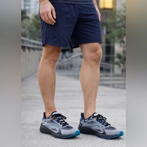 Brooks Launch Running Shoes Mens Size 10.5 Gray Blue Athletic Lightweight Traine